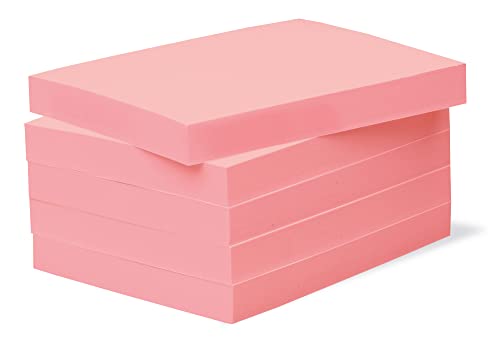 Haftnotizen BIZSTIX® Office -erdbeer- farbig, 5 Blöcke je 100 Blatt, 100 x 75 mm, rosa von BIZSTIX