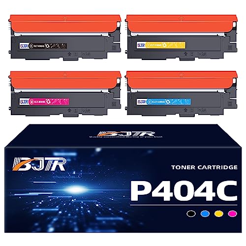 BJTR CLT-P404C Toner. Kompatibler für Samsung CLT-P404C CLT-404S CLT-K404S CLT-C404S CLT-Y404S CLT-M404S Toner, für Samsung Xpress C480 C480W C480FW C48X C480FN C430W (Schwarz Cyan Gelb Magenta) von BJTR