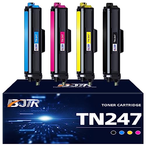 BJTR TN247 TN-243CMYK Toner Vorteilspack kompatibel für Brother TN247 TN243 HL-L3230CDW MFC-L3710CW DCP-L3550CDW DCP-L3510CDW HL-L3210CW MFC-L3770CDW MFC-L3750CDW MFC-L3770CDW MFC-L3750CDW von BJTR