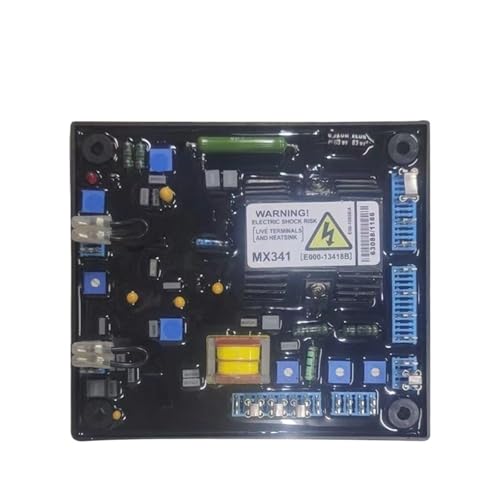 BJWVHGGE MX341 Generator Automatische Spannungsregelung AVR Magnet Diesel bürstenloser Generator Leistungsregler Stabilisator SHALUO(Soft Rubber) von BJWVHGGE