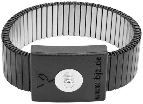 BJZ A-64106 ESD-Metallarmband Schwarz von BJZ