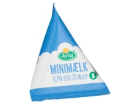 Mini-Milch Arla 0,4 %, 20 ml, Packung mit 100 Stück von BKI