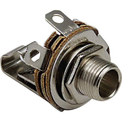 BKL ELECTRONIC Klinke 3,5 mm weiblich, vertikal, 072314, Anzahl der Pole (num): 2 Mono Silber, 1 Stück von BKL ELECTRONIC