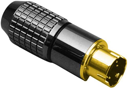 BKL Electronic 0204020 Miniatur-DIN-Rundsteckverbinder Stecker, gerade Polzahl (num): 6 Schwarz 1St. von BKL Electronic