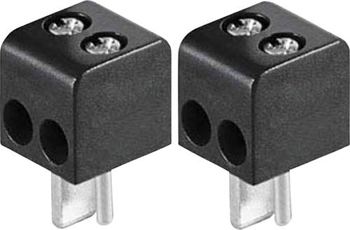 BKL Electronic 0205018 Lautsprecher-Steckverbinder Stecker, gerade Polzahl (num): 2 Schwarz 2St. von BKL Electronic