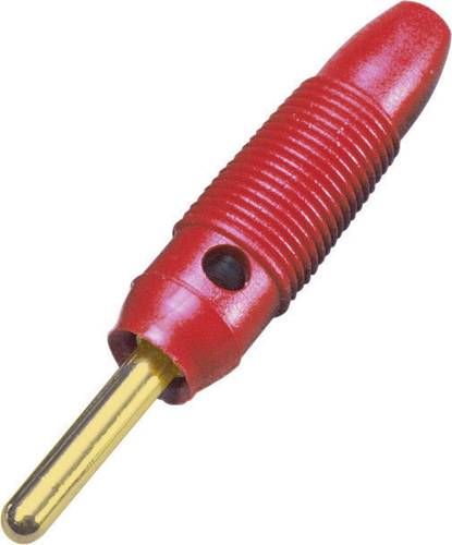 BKL Electronic 072149/G Bananenstecker Stecker, gerade Stift-Ø: 4mm Rot 1St. von BKL Electronic