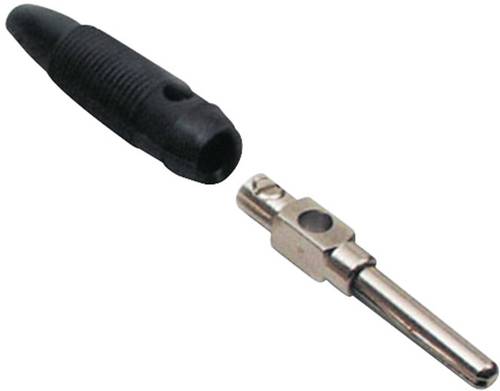 BKL Electronic 072150-P Bananenstecker Stecker, gerade Stift-Ø: 4mm Schwarz 1St. von BKL Electronic