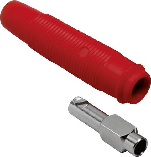 BKL Electronic 072213 Laborbuchse Kupplung, gerade Stift-Ø: 4mm Rot von BKL Electronic