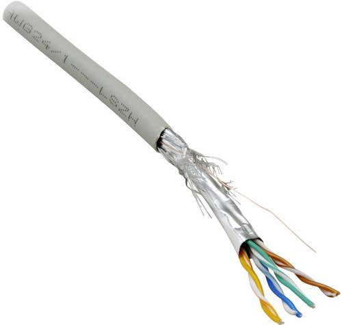 BKL Electronic 10010805 Netzwerkkabel CAT 6 S/FTP 8 x 0.205mm² Grau 100St. von BKL Electronic