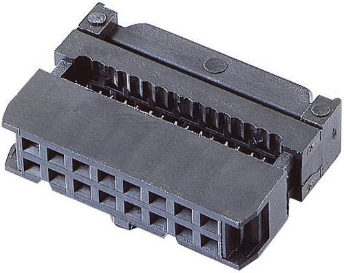 BKL Electronic 10120115Pfosten-Steckverbinder mit Zugentlastung Rastermaß: 2.54mm Polzahl Gesamt: 2 von BKL Electronic