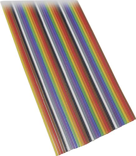 BKL Electronic 10120163/3 Flachbandkabel Rastermaß: 1.27mm 37 x 0.08mm² Bunt 3m von BKL Electronic