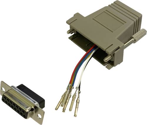 BKL Electronic 10121112 Adapter D-SUB-Buchse 15pol. - RJ12-Buchse 1 St. Single von BKL Electronic