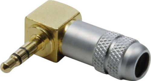 BKL Electronic 1103084 Klinken-Steckverbinder 3.5mm Stecker, gewinkelt Polzahl (num): 3 Stereo Gold von BKL Electronic
