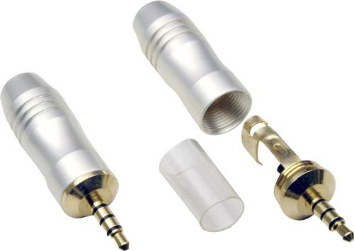 BKL Electronic 1103092 Klinken-Steckverbinder 3.5mm Stecker, gerade Polzahl (num): 4 Stereo Gold 1St von BKL Electronic