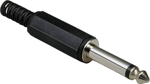 BKL Electronic 1107001 Klinken-Steckverbinder 6.35mm Stecker, gerade Polzahl (num): 2 Mono Schwarz von BKL Electronic
