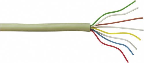 BKL Electronic 1507005/50 Telefonkabel J-Y(ST)Y 8 x 2 x 0.60mm Grau 50m von BKL Electronic