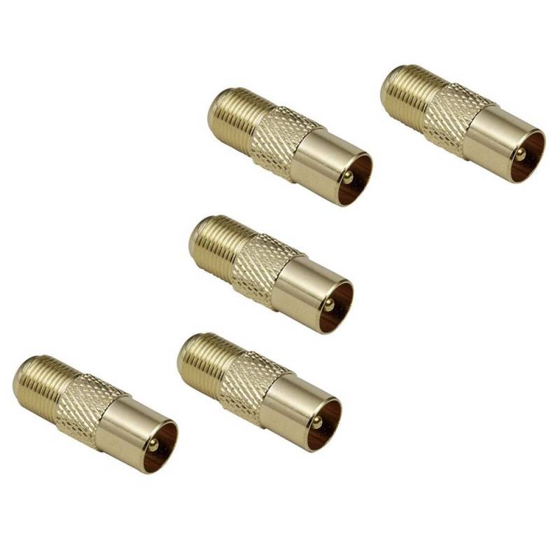 BKL Electronic BKL Electronic 0403556 Koax-F-Adapter vergoldet Anschlüsse: Koax-Steck SAT-Kabel von BKL Electronic