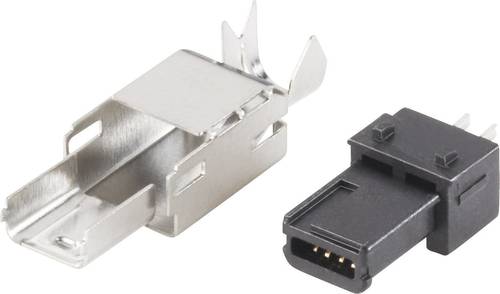 BKL Electronic Mini USB-Stecker 2.0 Stecker, gerade 10120251 Mitsumi USB-B 10120251 Inhalt von BKL Electronic