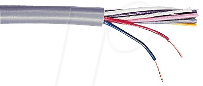 LIYY 414-25 - Steuerleitung 4x0,14mm², ungeschirmt, 25m-Ring von BKL