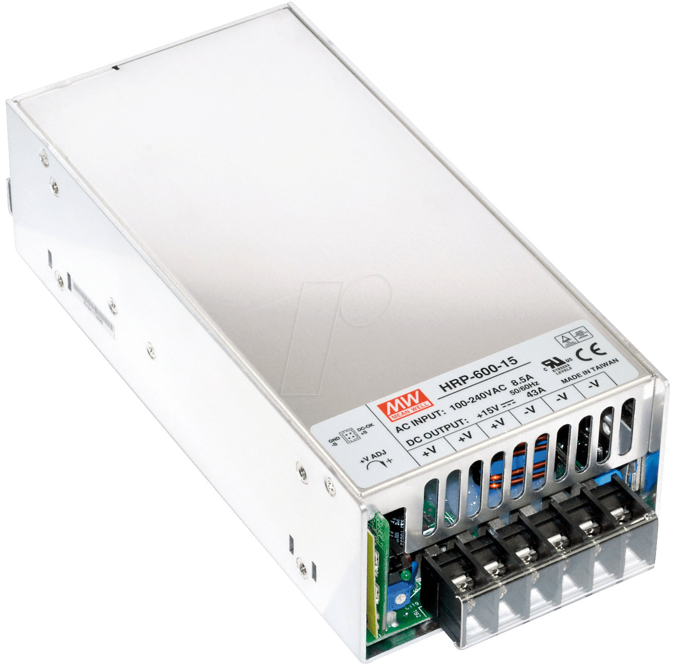 SNT HRP 600 15 - Schaltnetzteil, geschlossen, 640 W, 15 V, 43 A von BKL