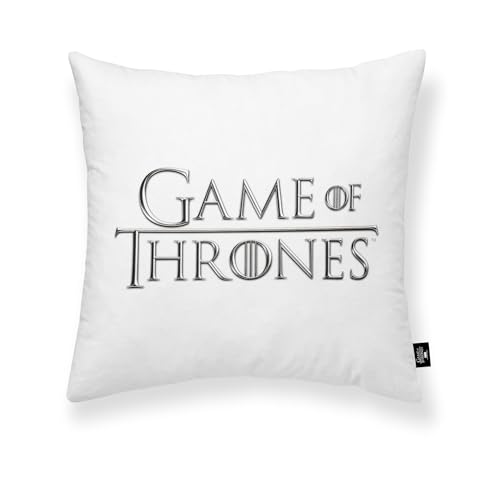 BELUM | Kissenbezug aus 100% Baumwolle 45 x 45 cm Modell Game of Thrones A | Kissenbezug Game of Thrones | Half Panama 100% Bio-Baumwolle von BL BELUM