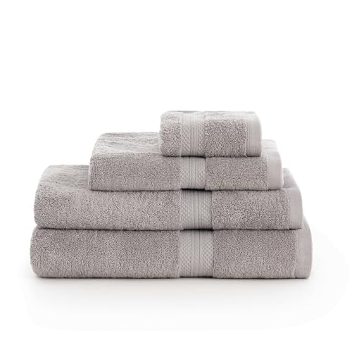BELUM | Packung mit 2 Handtüchern, 100% gekämmte Baumwolle, 650 g. Pussywillow 50 x 100, schnell trocknend, Handtücher aus Baumwolle, sehr saugfähig von BL BELUM