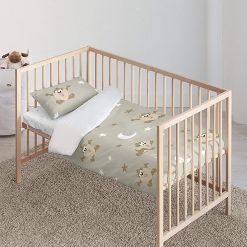 Belum Bettbezug mit Knöpfen, 100% Baumwolle, Modell Simply Taz für Kinderbett, 100 x 120 cm, Leichter und bequemer Bettbezug, offizielles Lizenzprodukt Belum Bettbezug mit Knöpfen, 100% Baumwolle, Modell Simply Taz für Kinderbett, 100 x 120 cm, Leichter und bequemer Bettbezug, offizielles Lizenzprodukt von BL BELUM