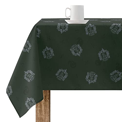 Belum Tischdecke, 300 x 140 cm, Harry Potter, harzbeschichtet, schmutzabweisend, Modell Slytherin Shield von BL BELUM