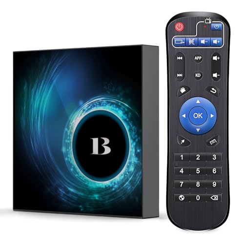 Android TV Box 10.0 4GB RAM 32GB ROM, TV Box Android 2025 4K 6K Smart TV Box Quad-core CPU mit 2.4G/5G Dual-Wi-Fi 4K 6K 3D H.265 HDR10 Bluetooth mit Fernsteuerung Android TV Box 10.0 4GB RAM 32GB ROM, TV Box Android 2025 4K 6K Smart TV Box Quad-core CPU mit 2.4G/5G Dual-Wi-Fi 4K 6K 3D H.265 HDR10 Bluetooth mit Fernsteuerung von BL