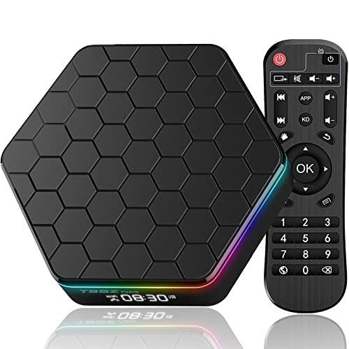 Android TV Box 12.0 TV Box Android 4GB RAM 64GB ROM Allwinner H618 Quad-Core Cortex-A53, Android TV Boxes 4K 6K WiFi 6 2.4/5G Bluetooth 5.0 3D 100M Ethernet von BL