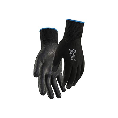 BLÅKLÄDER Blaklader 2900145399008 PU-Getauchte Arbeitshandschuhe, Schwarz, Größe 8 von BLÅKLÄDER