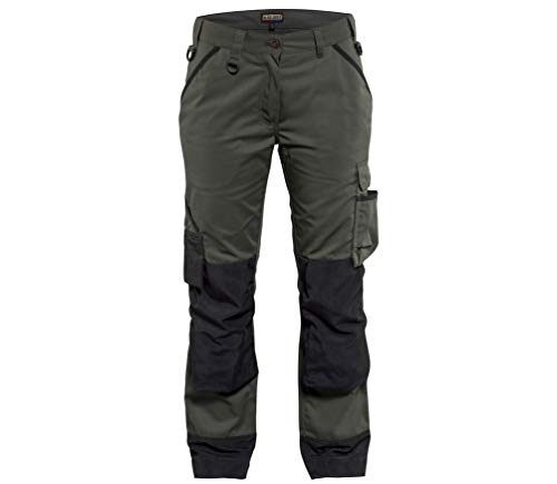 Blåkläder 71541835 Damen Garten Hosen, Armee-Grün / Schwarz, C36 von BLÅKLÄDER