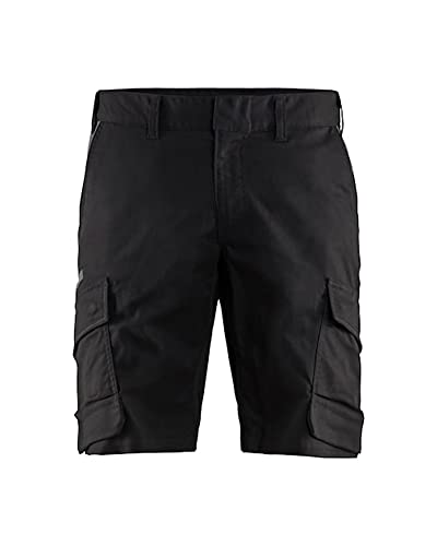 Blaklader 144618329998C54 Industrie Stretch Shorts, Schwarz/dunkelgrau, Größe C54 von BLÅKLÄDER