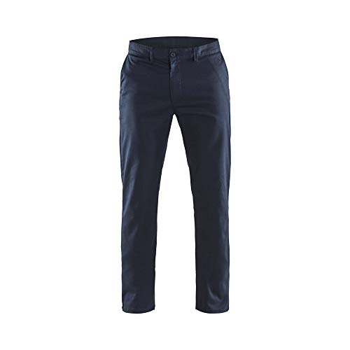 Blaklader 146518308600C44 Stretch Chinohose, Dunkles Marineblau, Größe C44 von BLÅKLÄDER