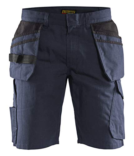 Blaklader 149413308699C46 Service Shorts mit Nageltaschen, Dunkel Marineblau/Schwarz, Größe C46 Blaklader 149413308699C46 Service Shorts mit Nageltaschen, Dunkel Marineblau/Schwarz, Größe C46 von BLÅKLÄDER