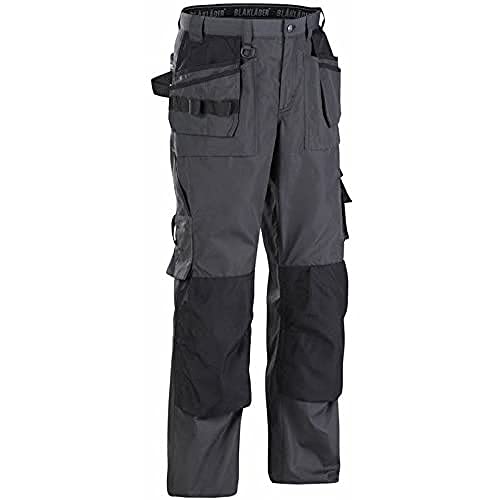 Blaklader 15251845 Leichte Handwerker-Hose, Dunkelgrau/Schwarz, grootte D108 von BLÅKLÄDER