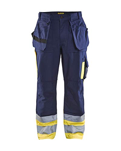 Blaklader 15291370 Hose mit hoher Sichtbarkeit, Marineblau/Gelb, grootte C148 Blaklader 15291370 Hose mit hoher Sichtbarkeit, Marineblau/Gelb, grootte C148 von BLÅKLÄDER