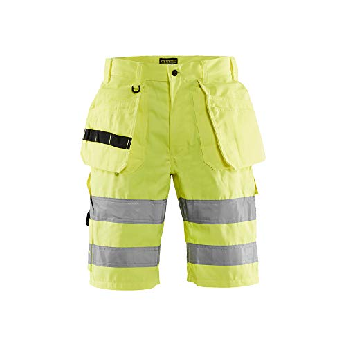 Blaklader 153518113300C50 Klasse 2 Shorts, High Vis Gelb, Größe C50 von BLÅKLÄDER