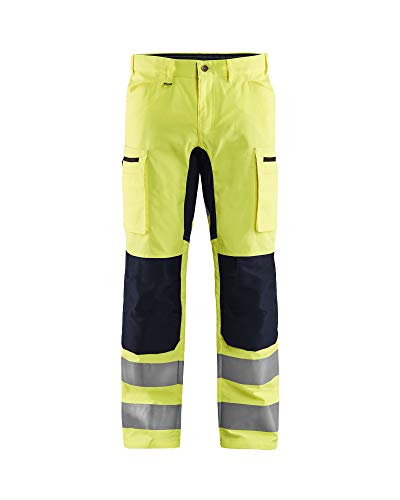 Blaklader 158518113399C52 Arbeitshose mit Stretch, High Vis Gelb/Schwarz, Größe C52 Blaklader 158518113399C52 Arbeitshose mit Stretch, High Vis Gelb/Schwarz, Größe C52 von BLÅKLÄDER