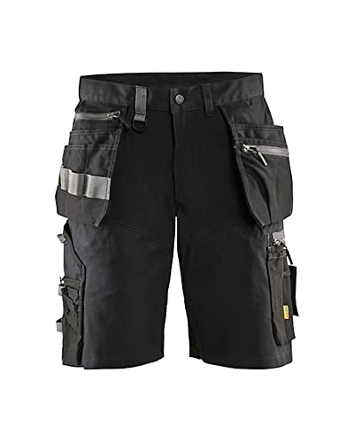 Blaklader 159813439900C54 Handwerker Shorts mit Stretch, Schwarz, Größe C54 von BLÅKLÄDER