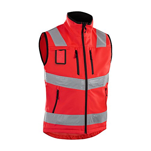 Blaklader 30492517 HOCHVISKOSE SOFTSHELL-WESTE, Rotes Hochvisier, grootte 4XL Blaklader 30492517 HOCHVISKOSE SOFTSHELL-WESTE, Rotes Hochvisier, grootte 4XL von BLÅKLÄDER