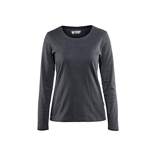 Blaklader 330110329800XL Langarm Damen T-Shirt, Dunkelgrau, Größe XL von BLÅKLÄDER