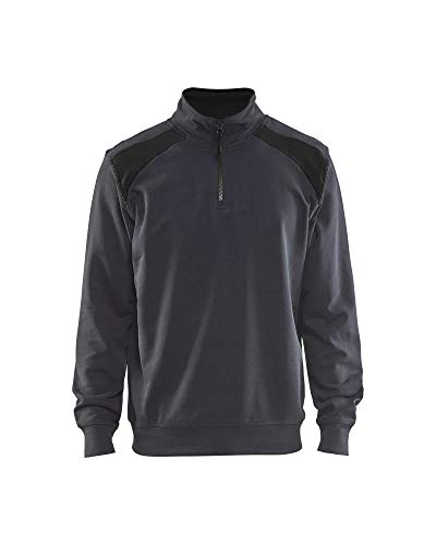 Blaklader 335311589699XL Sweater mit Half-Zip 2-Farbig, Mittelgrau/Schwarz, Größe XL Blaklader 335311589699XL Sweater mit Half-Zip 2-Farbig, Mittelgrau/Schwarz, Größe XL von BLÅKLÄDER