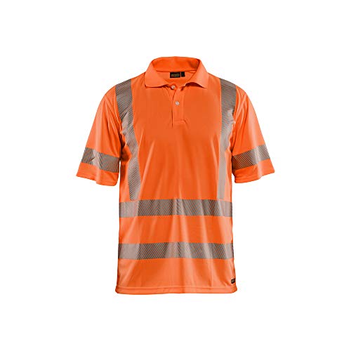 Blaklader 342810135300XXL Polo Shirt, High Vis Orange, Größe XXL von BLÅKLÄDER