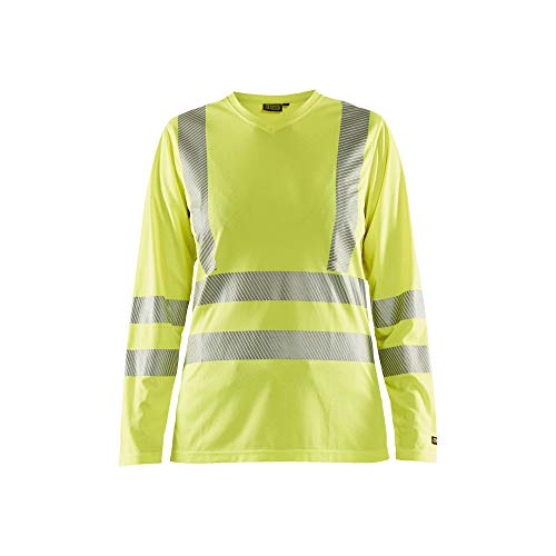 Blaklader 348510133300L Langarm Damen UV T-Shirt, Gelb, Größe L von BLÅKLÄDER