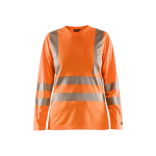 Blaklader 348510135300S Langarm Damen UV T-Shirt, Orange, Größe S von BLÅKLÄDER