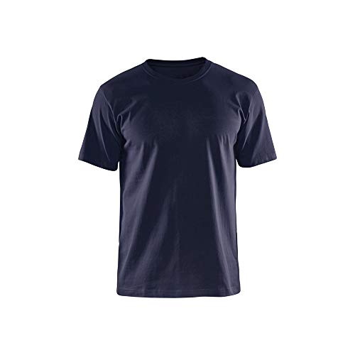 Blaklader 3535106389005XL T-Shirt mit Schlanker Passform, Marineblau, Größe 5XL von BLÅKLÄDER