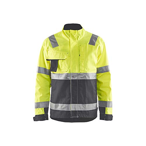 Blaklader 406418113396XS Jacke, High Vis Gelb/Mittelgrau, Größe XS von BLÅKLÄDER