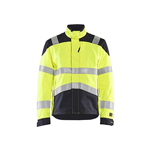 Blaklader 408915123389XL Inhärent Multinorm Jacke, High Vis Gelb/Marine, Größe XL von BLÅKLÄDER