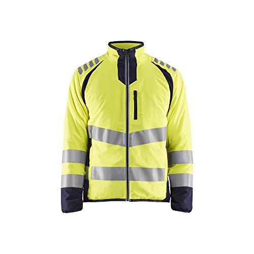 Blaklader 4498191533894XL Isolationsjacke, High Vis Gelb/Marineblau, Größe 4XL von BLÅKLÄDER